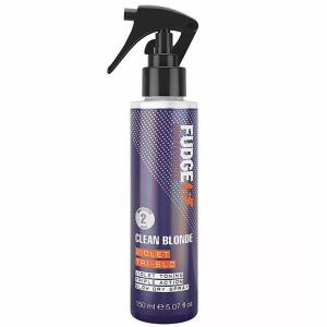 Fudge Professional Clean Blonde Violet Tri-Blo Heat Protect Spray