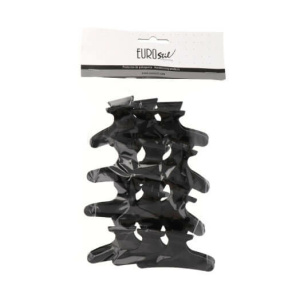 Jaw Plastic Clips Black Pack Of 12