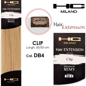 Hc milano extension 3 clip remy wide 14-16cm length 50cm col.DB 4