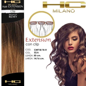 Hc milano extension 3 clip remy wide 14-16cm length 50cm col.s2/6