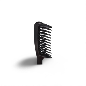 2X Black Double Tooth Detangler Hair Comb